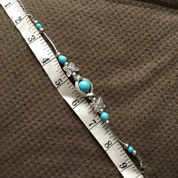 Bracelet-turquoise & silver - Picture 6 of 6